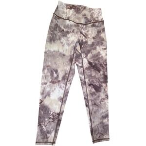 Gymshark‎ Rose Brown Tie-Dye High Waisted Leggings Women's Size Large Seamless
